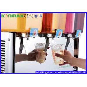 Cold And Hot Juice Mixer Machine Fruit Cold Drink Dispenser With Pump Spraying