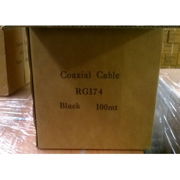 RG174U 50 Ohm Coax Cable Flexible 0.16*7 BC 26AWG Stranded For GPS Antenna