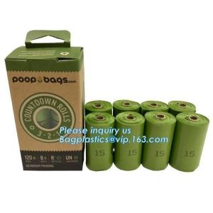 Eco friendly Custom Doggy Poop Bag dispenser for Dog Waste, biodegradalbe dog