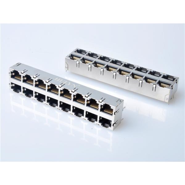 Quality HULYN RJ45 jacks，Shielded RJ45 Modular Jack Connector, Top Entry, 2x8 Ports,RJ45 connector wholesale