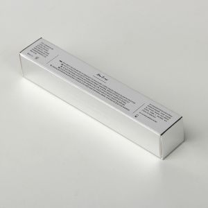 Cardboard Custom Eyeliner Boxes Silver Paper Black Printing Paper Box