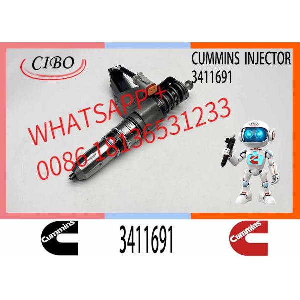 Quality New High Quality Diesel Spare Parts Common Rail Fuel Injector 3411691 3411765 3087733 3095086 3411767 for CUMMINS QSN14 Engine wholesale