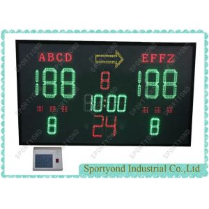 Electronic Basketball And Volleyball Scoreboard with timeout led and inner shot