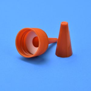 Ribbed Closure Twist Off Cap , 24mm Squeeze Bottle Lids