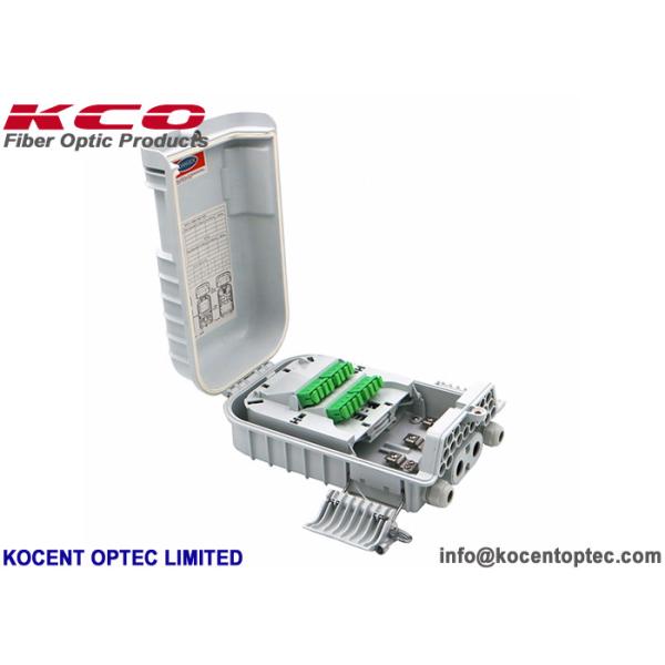 Quality 16 Fibers Mini Splitter Fiber Optic Terminal Box with ABS+PC Material for Outdoor IP65 Protection wholesale