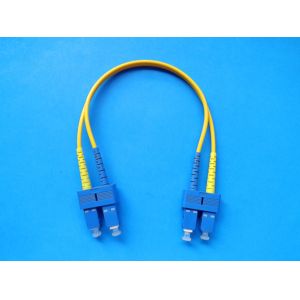 Low Back Reflection Loss Simplex / Duplex SC Optical Fiber Patch Cord For