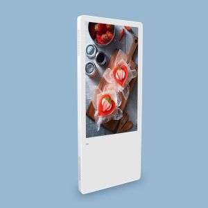 Super Slim 15.6 Inch Wall Mounted Advertising Display With Split Display Funtion