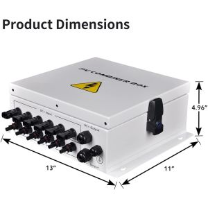 20 3out 1000vac Solar Power Meter With 4 In And 1 Out Pv String Combiner Box