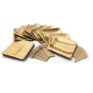 Square Biodegradable Disposable Tableware