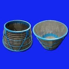 Smooth Edge Treatment and Plain Weave Wire Mesh Baskets for Versatile Applicatio