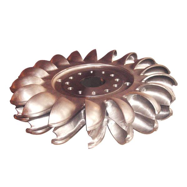 Power Output Pelton Turbine Generator Lightweight Design Brushless/Thyristor Excitation F Class Insulation