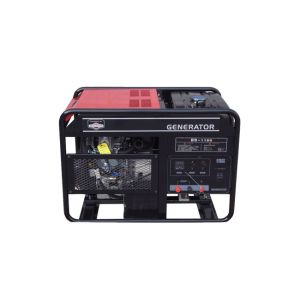 Open Frame Portable Power Generator In Red , 6 Kw Diesel Power Generator With