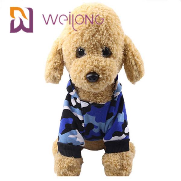 PET T-Shirt Customized Digital Print Camo Dog Hoodie / Sweatshirt