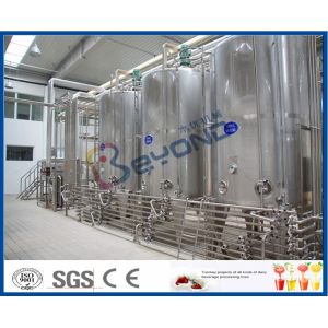 PLC UHT Milk Processing Line For High Temperature Pasteurized Soy Milk / Organic