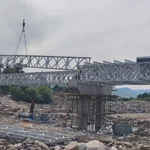 China Q355B Steel Structure Bridge Manufacture High Durability Bailey Bridge on sale