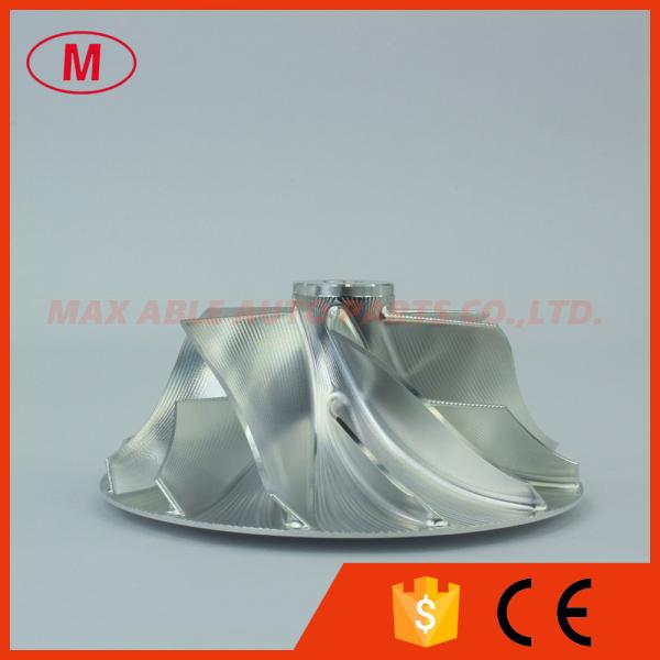Quality HE221W 4040574 43.45/61.00mm 6+6 blades Point milling turbo milling/aluminum 2618/billet compressor wheel for HMFP wholesale