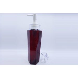 Irregular Square 400ml Plastic Cosmetic Bottles With Lotion Pump