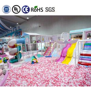Pretty Design Macaron Themed Kids Amusement Park Easy Maintenance