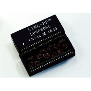 Dual Port SMD Gigabit Magnetic POE Transformer / POE+ Isolation Magnetic