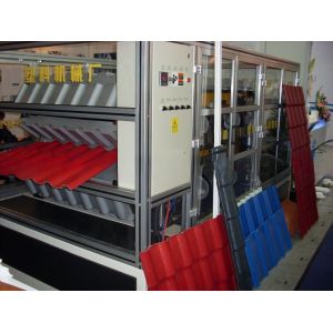 Plastic PVC Corrugated Glazed Roof Tile Customizable Roof Tile Production Line