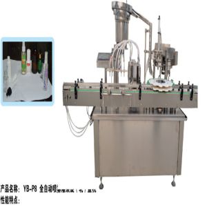 Filling and capping machine automatic spray filling and capping machine