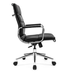 Custom Modern Swivel Chair Metal Frame Sleek Contemporary Design Suitable for Office Spaces and Professional Environments