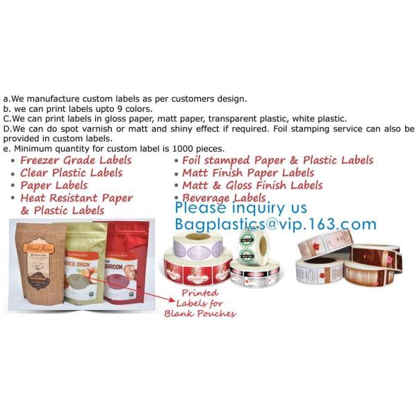 Kraft paper pouch, Odor Proof Bags, Zip Top Waterproof For Food Storage, Heavy Duty Zip lockk, Heat Sealable