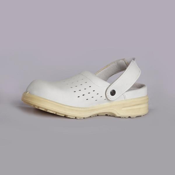 Skid Resistant Metal Eyelets Unisex PU Outsole Low Cut Cow Leather Breathable Worker Mesh Safety Shoes