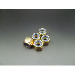 M10-1.0/M10-1.25/M10-1.5 DIN 985 Class 8 Zinc Finish Steel Nylon Insert Lock Nut