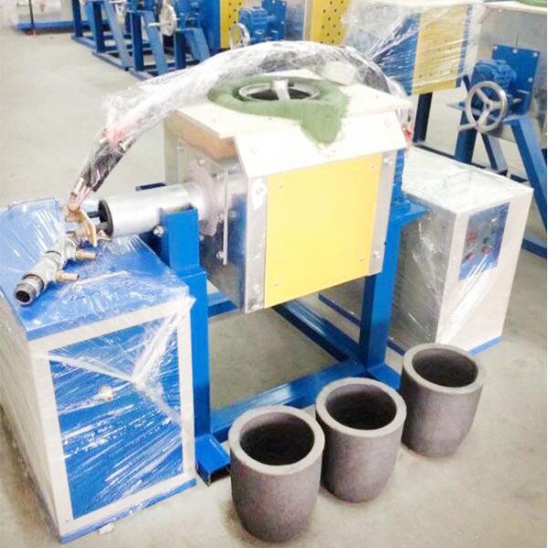Quality Tilting Type 90kw Medium Frequency Induction Melting Furnace wholesale