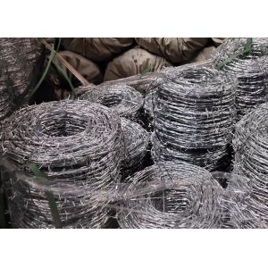14 Guage Hot Dipped Galvanized Barbed Wire For Modern Security Fencing