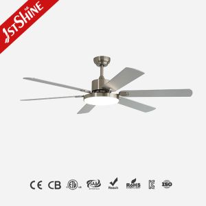 High Volume Natural Wind LED Ceiling Fan with 6 MDF Blades and Modern Design