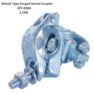 Original , silver EN74 forged double scaffold swivel clamp for pipe scaffolding