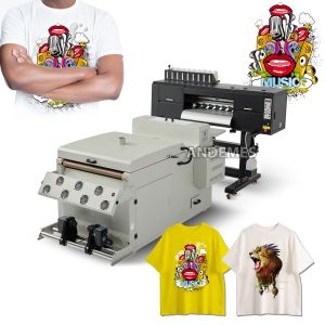 Dtf Printer 3 Heads i3200 60cm Fluorescent Direct To Film Printing T-shirt