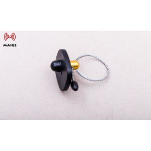 Customized EAS Hard Tag , Milk Bottle Security Tags Lock Steel Cable