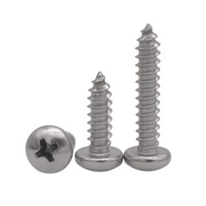 GB845 SUS304 SUS316 Cross Recessed Pan Head Tapping Screw