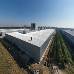 Custom Prefabricated Steel Structure Warehouse Q355B Material