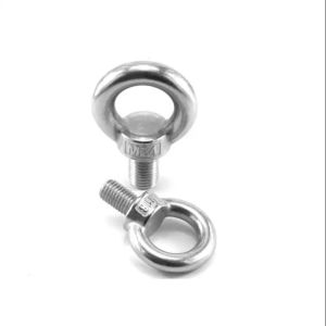 China SS2205 2507 M24 Eye Bolt Screw Stainless Steel Fasteners Plain Surface For Industry on sale