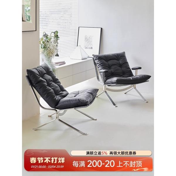 Retro Single Sofa Chair Solid Wood Leisure Single Seat Lounge For Hotel Club