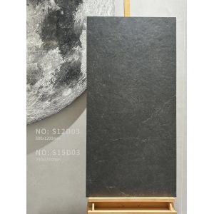 Non-Slip Dark Gray Porcelain Floor Tile 600x1200mm AAA Grade