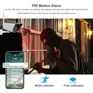 Battery Wifi Camera Home CMOS 4G Solar Powered Security Camera