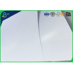 Cheap 80gsm 90gsm 31&quot; * 43&quot; Glossy White Paper , Double Sides Satin Coated Paper for sale