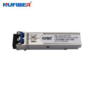 Customized 1000BASE-LX SFP 1310nm 20km DDM Duplex LC 1000BASE 1.25G SFP