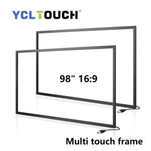 98 Inch 20 Point Multi Infrared Touch Frame Overlay Aluminium Alloy YCLTOUCH