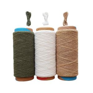 Ne6/Nm10 Regenerated Cotton Yarn Recycled Cotton Polyester Blended Yarn For
