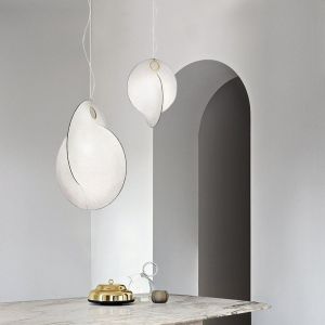 Nordic Shell Design silk lamp Simple Chandelier for Living Room Bedroom Flos