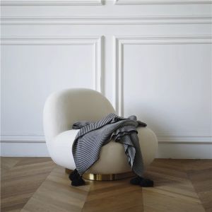 Single Person Rotating Small Cloud Sofa Light Luxury Individual Sofa Chair OEM