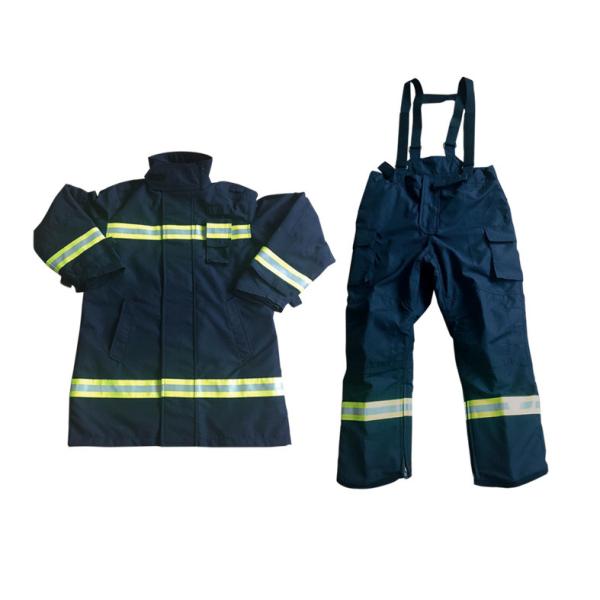 Quality Customized Fireman Suit Four Layers Structure 17000pa Hydrostatic Pressure wholesale