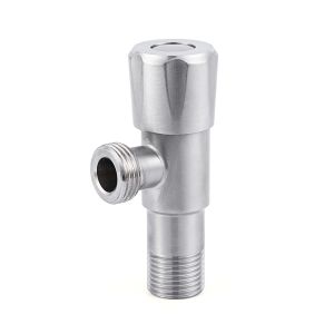 Customized Standard Sanitary Angle Valve 170g Brushed Iron Angle Valve