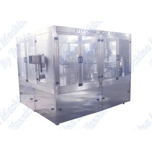 7000BPH PET Bottle Filling Machine Gravity Filling With Magnetic Capping